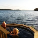 Ett annorlunda kvällsbad.